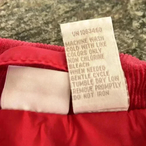 Cherokee Barn Jacket Red Quilted Corduroy Lightweight Chore Coat Womens Sz XL - Picture 7 of 12